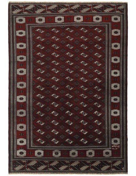 Hand made rug Torkaman Persia cm.277x394