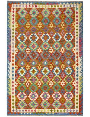 Hand made rug Afghan Kilim Afghanistan cm.204x303