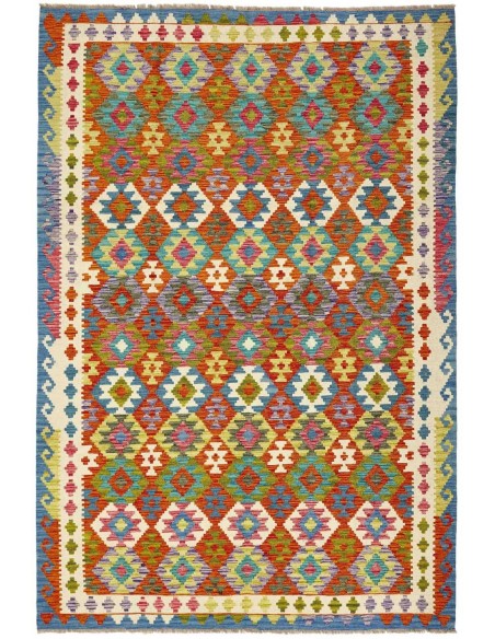 Hand made rug Afghan Kilim Afghanistan cm.204x303