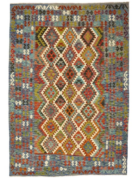 Hand made rug Afghan Kilim Afghanistan cm.207x298