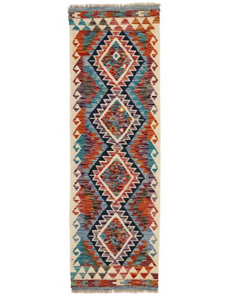 Hand made rug Afghan Kilim Afghanistan cm.62x197