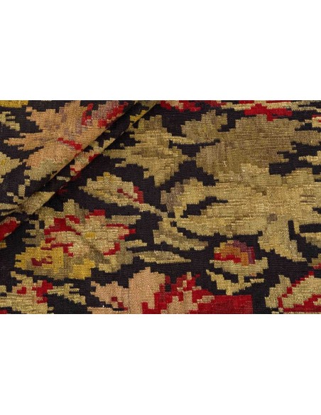Hand made rug Rose Kilim Old Moldavia cm.178x460