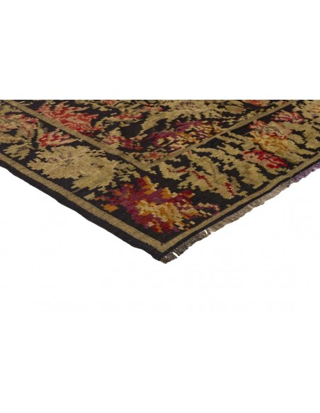 Hand made rug Rose Kilim Old Moldavia cm.178x460