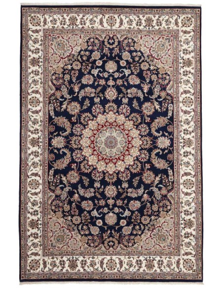 Hand made rug Nain Indi India cm.201x303