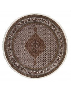 Hand made rug Tabriz Indi India cm.250x250