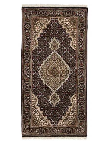 Hand made rug Tabriz Indi India cm.72x142