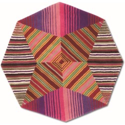 TAPPETO NABARNIZ MISSONI T159 OTTAGONALE CM.110X110