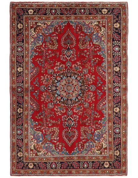 Hand made rug Mashad Persia cm.198x295