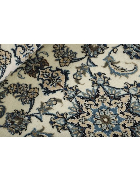 Hand made rug Nain Kashmar Persia cm.75x191