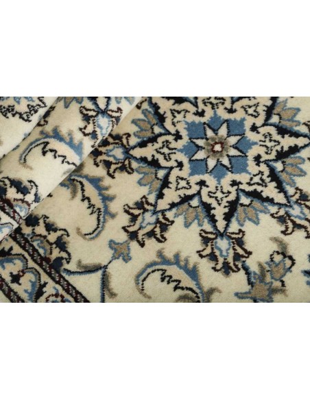 Hand made rug Nain Kashmar Persia cm.78x198