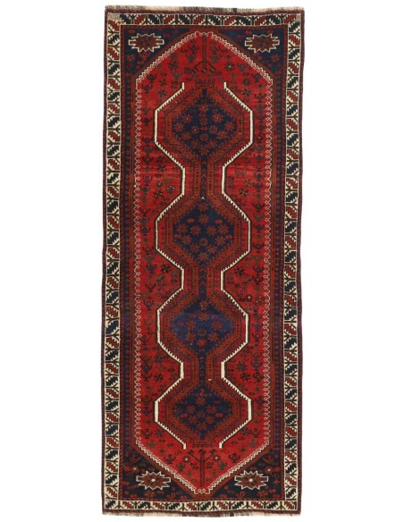 Hand made rug Shiraz Persia cm.114x294