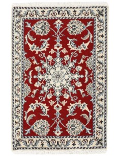 Hand made rug Nain Kashmar Persia cm.80x90