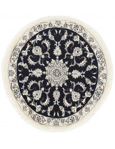 Hand made rug Nain Kashmar Persia cm.100x100