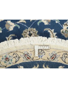 Hand made rug Nain Kashmar Persia cm.100x100 2