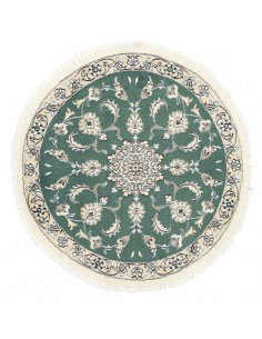 Hand made rug Nain Kashmar Persia cm.100x100