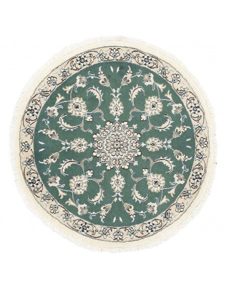 Hand made rug Nain Kashmar Persia cm.100x100