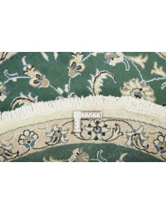 Hand made rug Nain Kashmar Persia cm.100x100 2