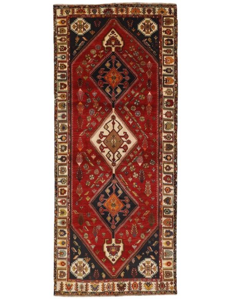 Hand made rug Kashghai Persia cm.124x305