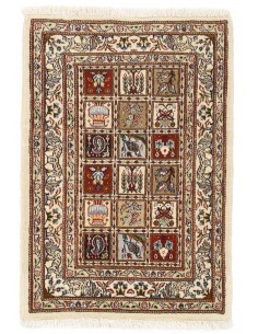 Hand made rug Moud Garden Persia cm.63x90