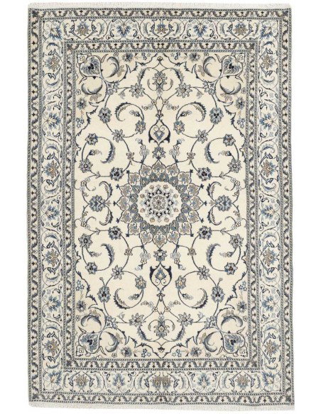 Hand made rug Nain Kashmar Persia cm.193x299