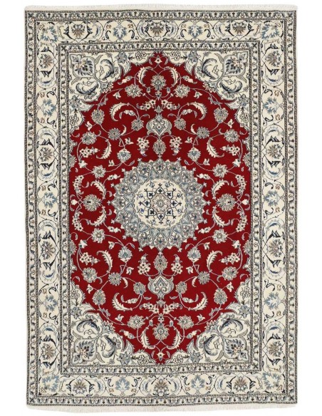Hand made rug Nain Kashmar Persia cm.195x288