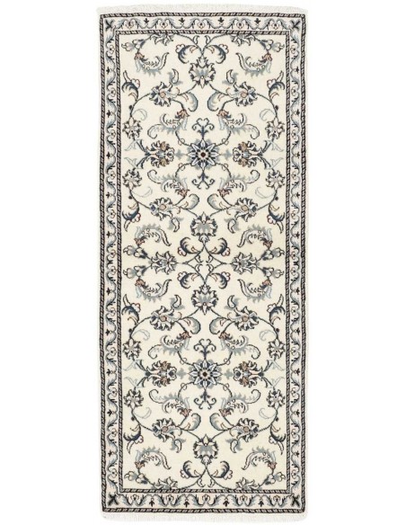 Hand made rug Nain Kashmar Persia cm.80x195