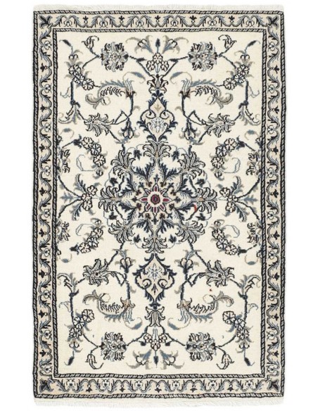 Hand made rug Nain Kashmar Persia cm.90x140