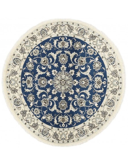 Hand made rug Nain Kashmar Persia cm.150x150