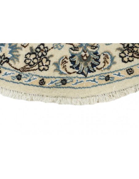 Hand made rug Nain Kashmar Persia cm.147x147