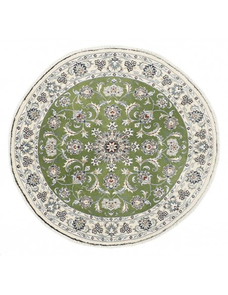 Hand made rug Nain Kashmar Persia cm.145x145
