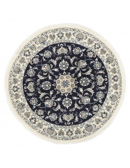 Hand made rug Nain Kashmar Persia cm.140x140
