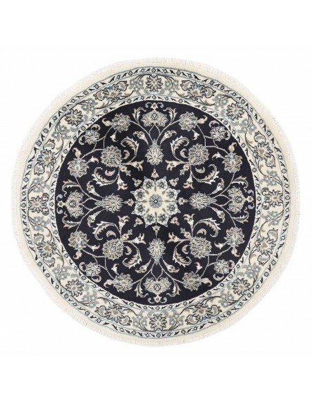 Hand made rug Nain Kashmar Persia cm.147x147