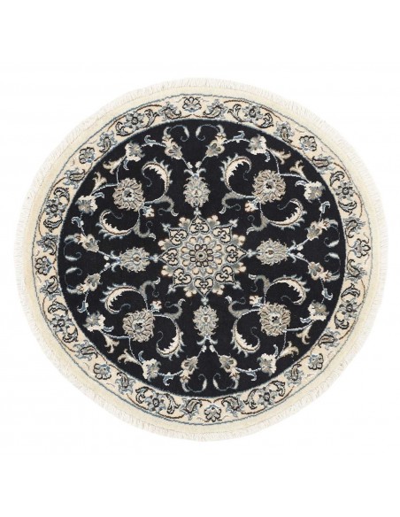 Hand made rug Nain Kashmar Persia cm.100x100