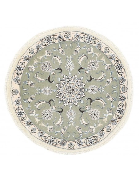 Hand made rug Nain Kashmar Persia cm.100x100