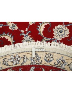 Hand made rug Nain Kashmar Persia cm.100x100 2