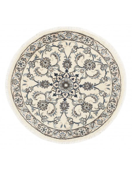 Hand made rug Nain Kashmar Persia cm.100x100