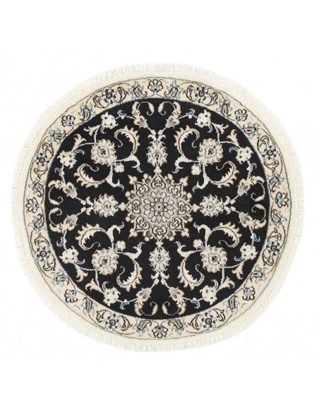 Hand made rug Nain Kashmar Persia cm.100x100