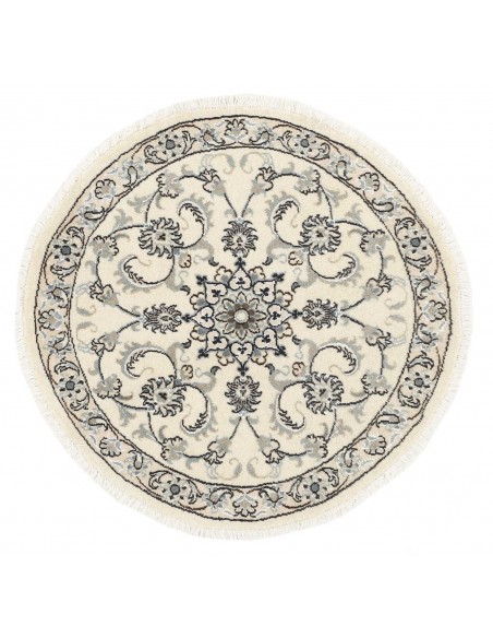 Hand made rug Nain Kashmar Persia cm.100x100