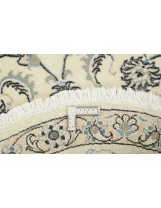 Hand made rug Nain Kashmar Persia cm.100x100 2