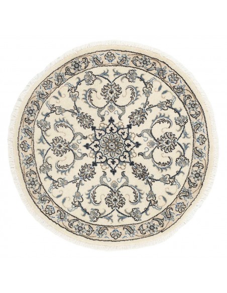 Hand made rug Nain Kashmar Persia cm.100x100