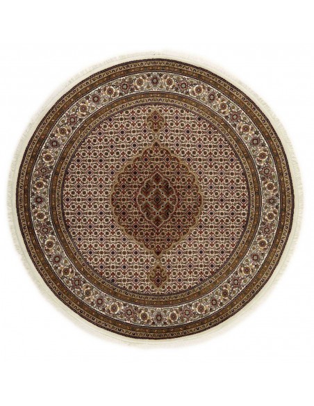 Hand made rug Tabriz Indi India cm.206x206