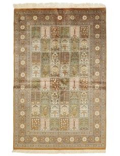 Hand made rug Ghom Silk Persia cm.134x202