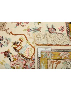 Hand made rug Ghom Silk Persia cm.128x194 2