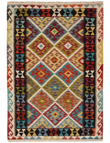 Hand made rug Afghan Kilim Afghanistan cm.124x178