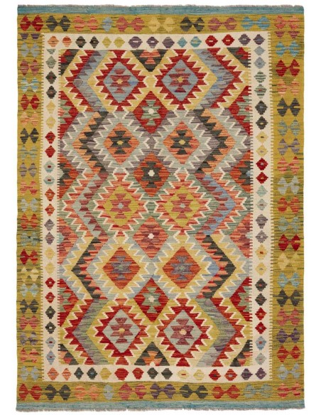 Hand made rug Afghan Kilim Afghanistan cm.141x198