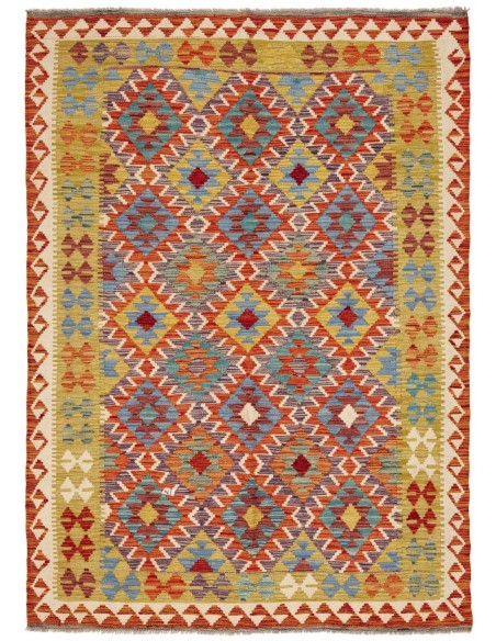 Hand made rug Afghan Kilim Afghanistan cm.149x210