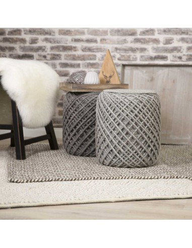 Tappeto Obsession Pouf Royal 888 argento