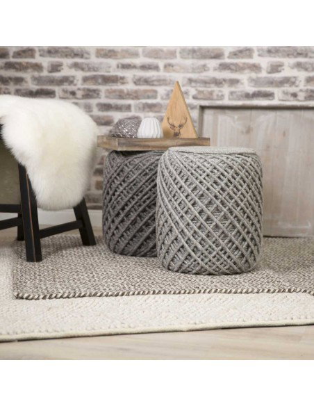 Tappeto Obsession Pouf Royal 888 argento