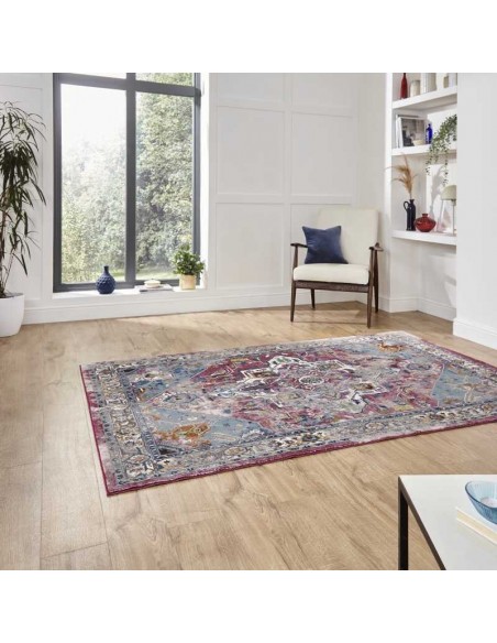 tappeto moderno 16th Avenue 91DA Fuschia/Blue