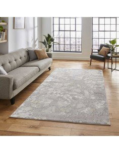 tappeto moderno Apollo 2677 Grey/Gold 2